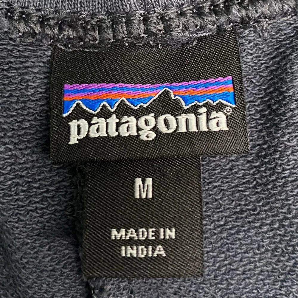 Patagonia Regenerative Organic Cotton Essential Grey Sweat Shorts Women’s Medium - Picture 3 of 6